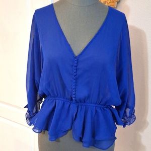 Royal Blue blouse